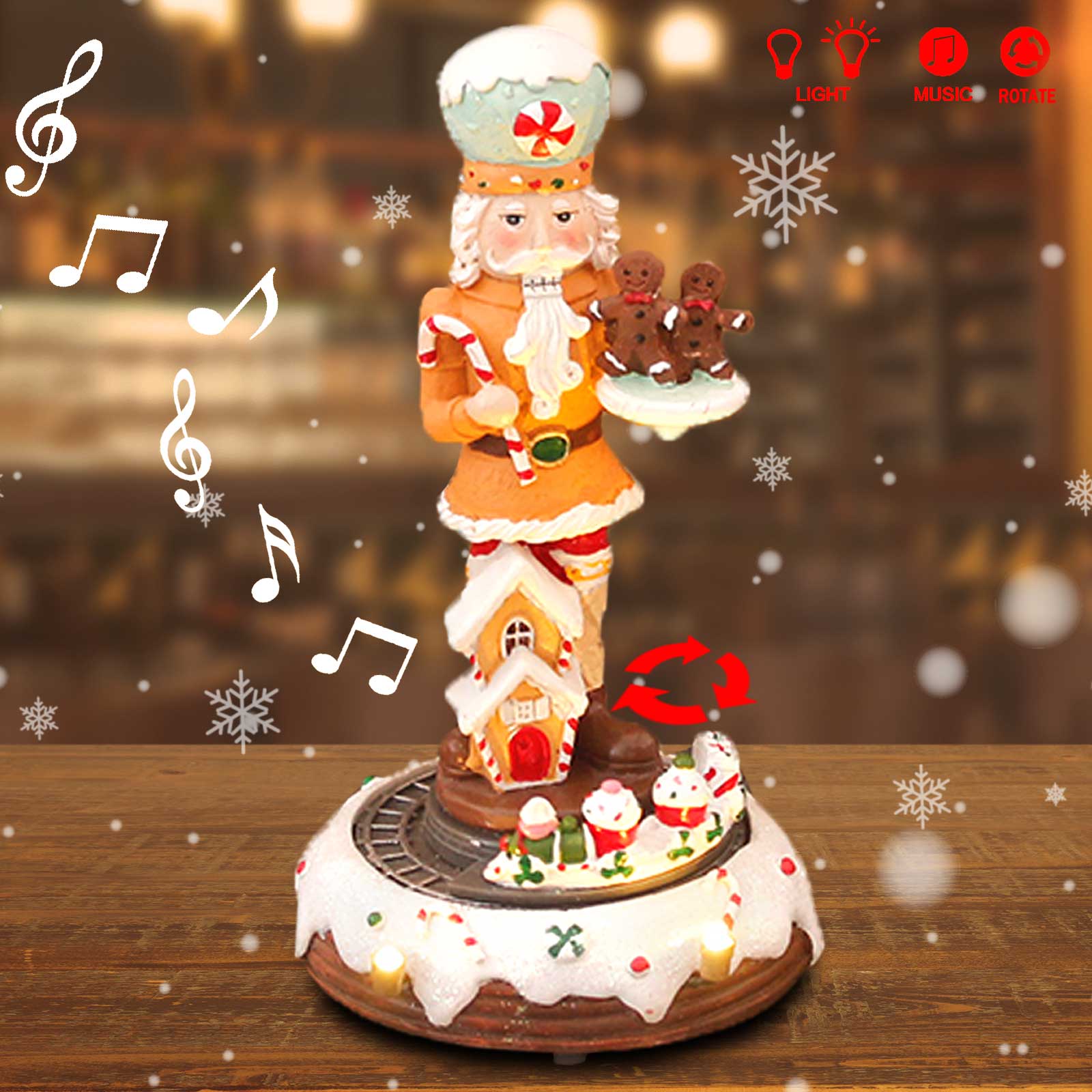 Nutcracker Figurine - Figuras navideñas de colección de Cascanueces