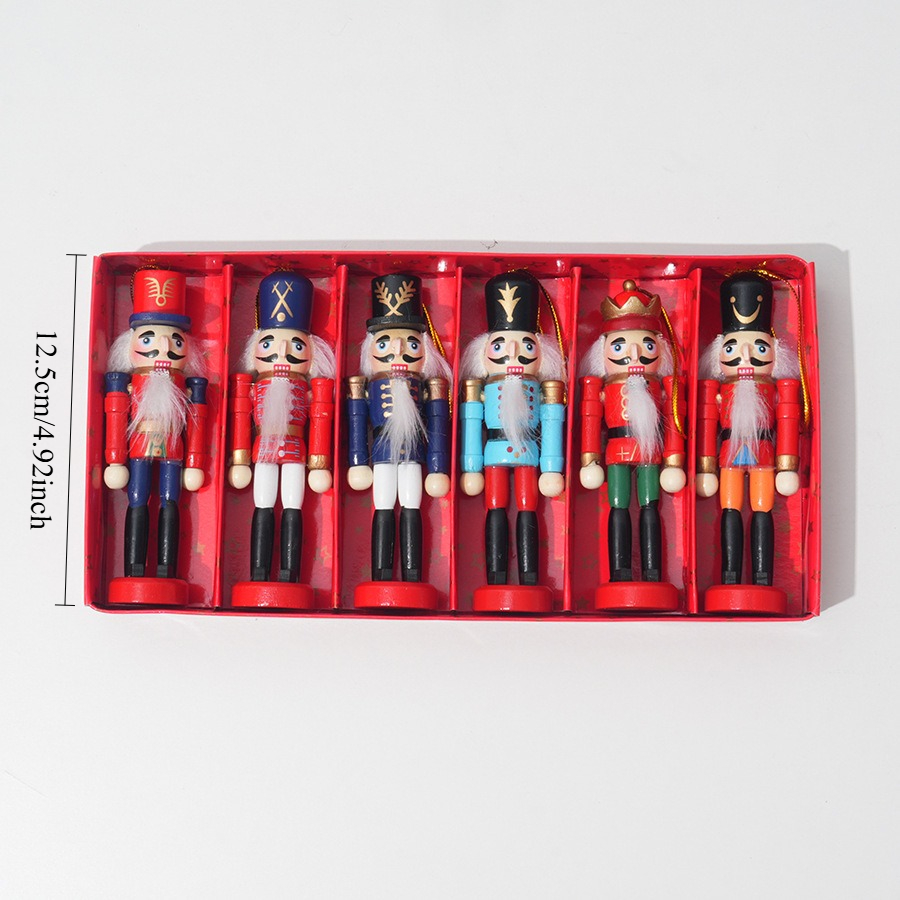 6 Piezas de Adornos Navideños  - Nutcracker Figurine reseña y precio
