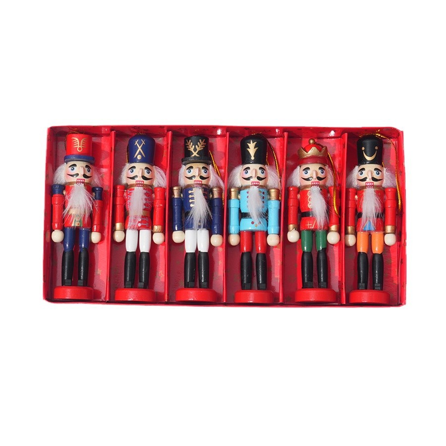 6 Piezas de Adornos Navideños  - Nutcracker Figurine reseña y precio